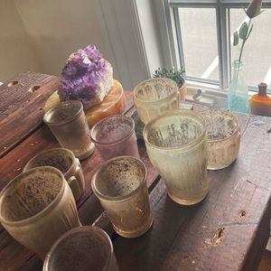 Vintage Candle Votives